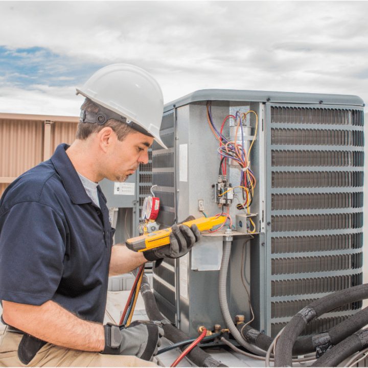 Lucan Duct Cleaning certified duct cleaning technician on a service call in Lucan, Ontario